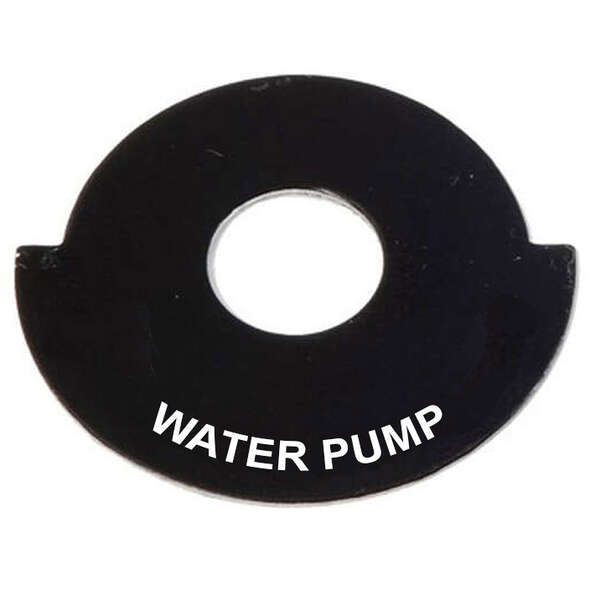 Targhetta interruttore - WATER PUMP