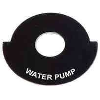 Targhetta interruttore - WATER PUMP