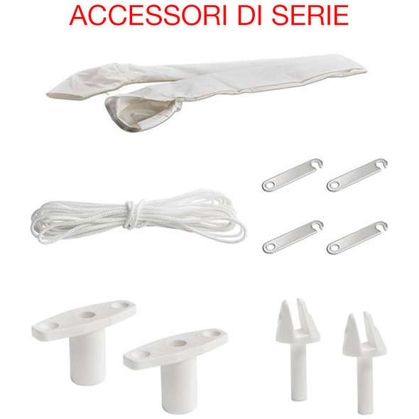 Tendalino 3 archi Elegance Mod. Alto Beige 150 cm.    