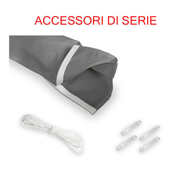 Tendalino 3 archi Elegance Plus Mod. Alto Grigio 150 cm.