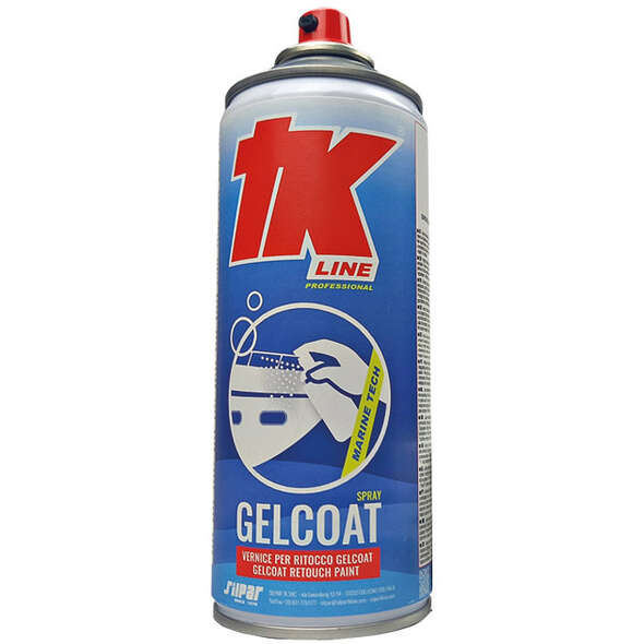 TK Gelcoat spray per ritocchi 400 ml - Bianco puro