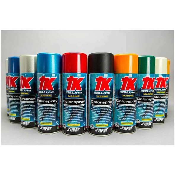 TK vernice spray per fuoribordo SELVA BLUE MET