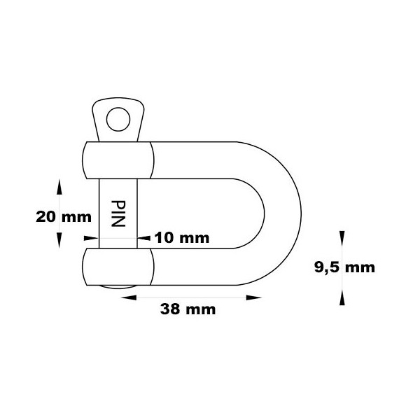 Ubi Maior Grillo Alto Carico pin 10 mm