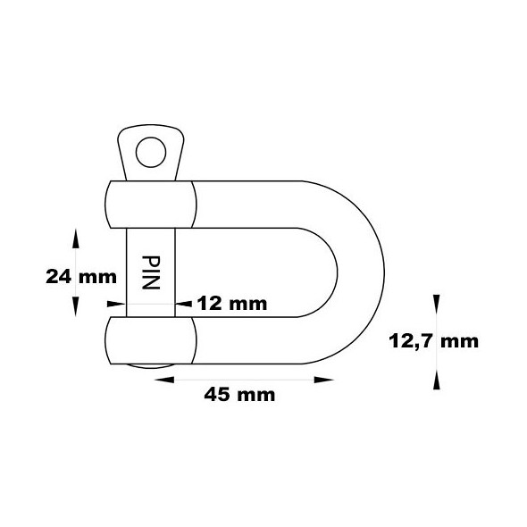 Ubi Maior Grillo Alto Carico pin 12 mm