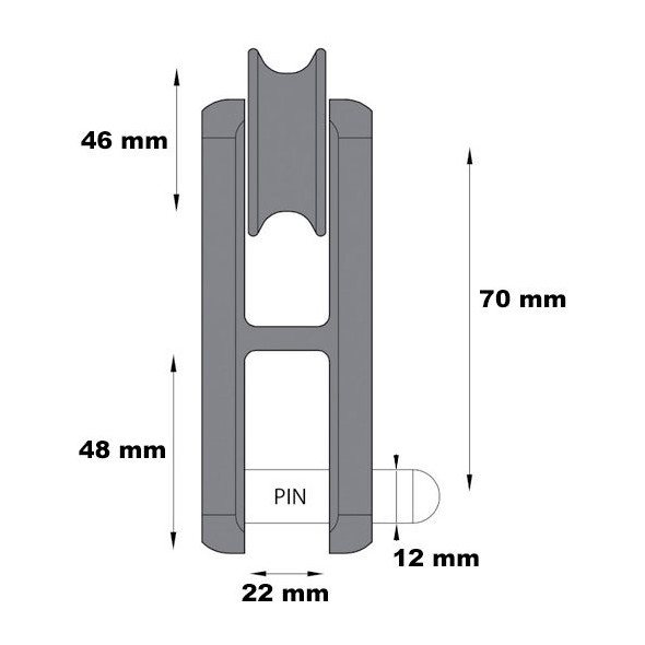 Ubi Maior Paranco con sistema 2:1 - 3500 Kg