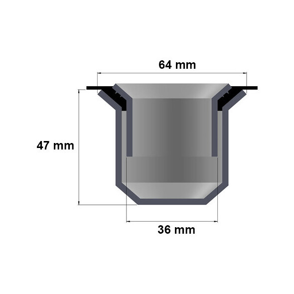 Valvola per tender - Grigio