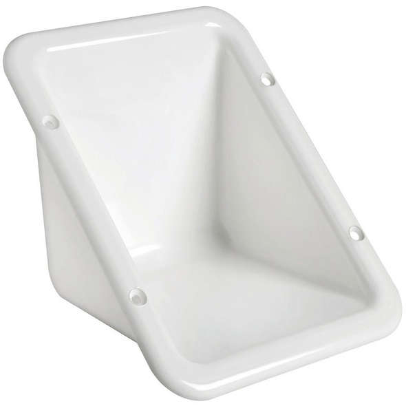 Vano ad incasso per tappi rifornimeto - Bianco