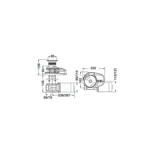 Verricello Clipper 1000 Watt con Campana 12V - 8 mm