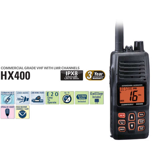 VHF Standard Horizon HX400E