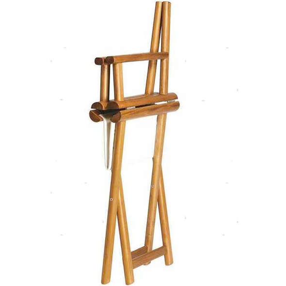 vSedia pieghevole regista MB in teak - Grigio