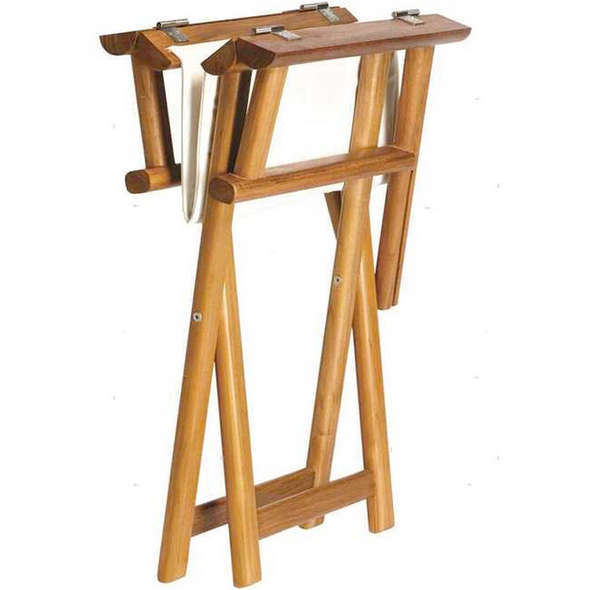 vSedia pieghevole regista MB in teak - Grigio