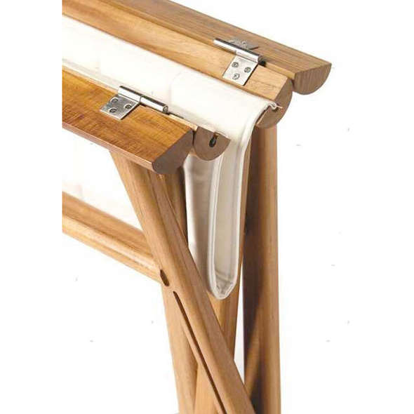 vSedia pieghevole regista MB in teak - Grigio