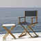 vSedia pieghevole regista MB in teak - Grigio