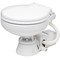 WC elettrico barca 12 Volt sedile plastica Bianca