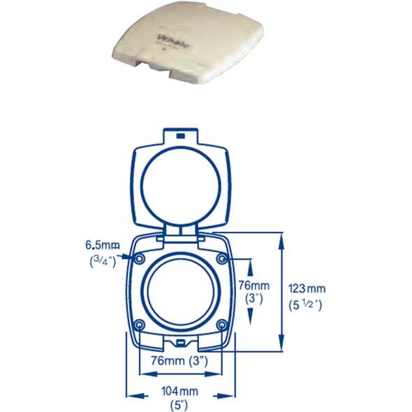 Whale Kit coperchio e ghiera per pompa manuale Compact 50