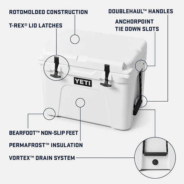 YETI Tundra 35 Ghiacciaia - Bianco