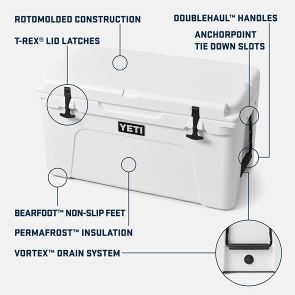 YETI Tundra 65 Ghiacciaia - Bianco